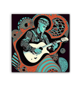 Electro Pulse Wrapped Canvas